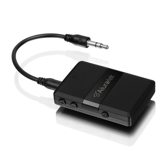 Aluratek ABC01F Bluetooth Audio Receiver/Transmitter with USB Charging Cable & 3.5mm Audio Cable