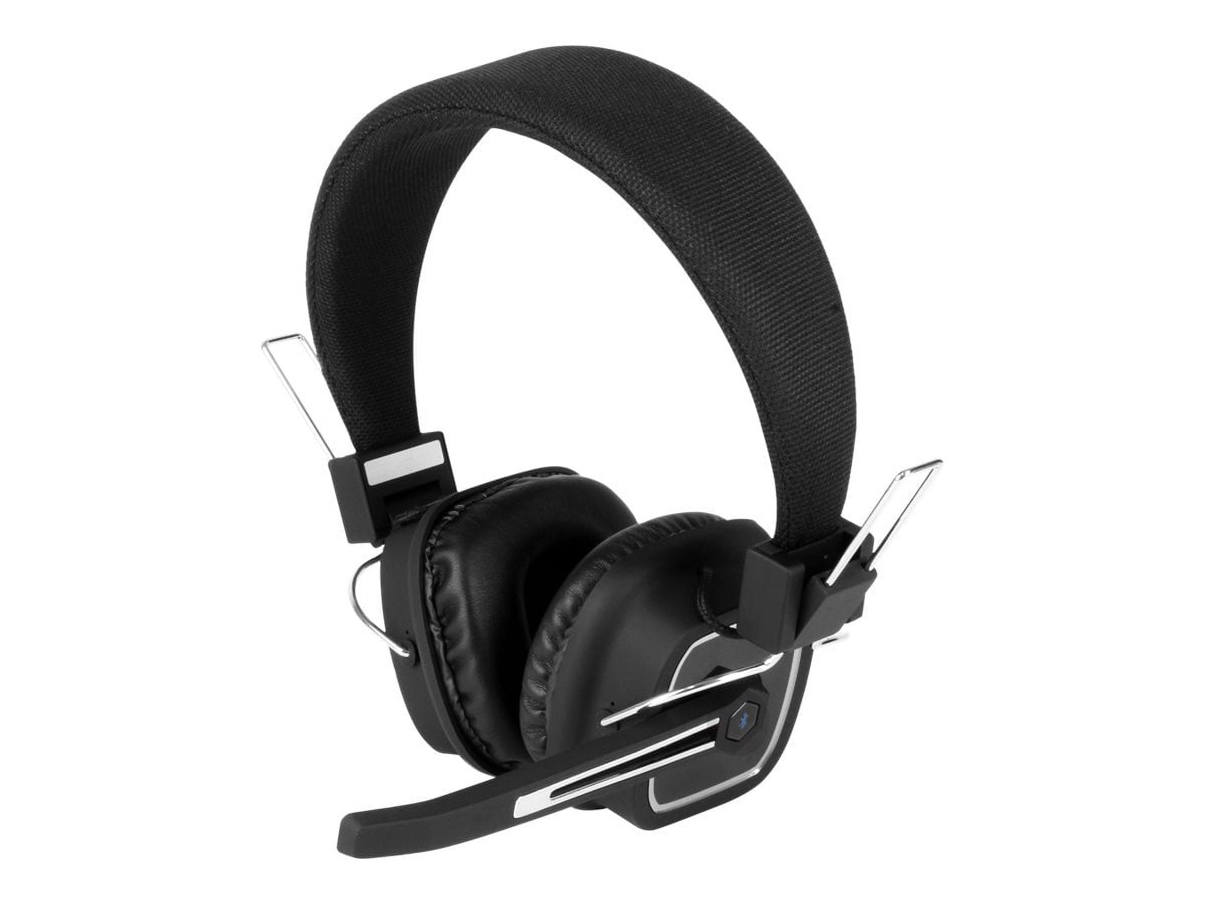 Aluratek Bluetooth Wireless Stereo Headset with Boom Microphone and Bluetooth Dongle