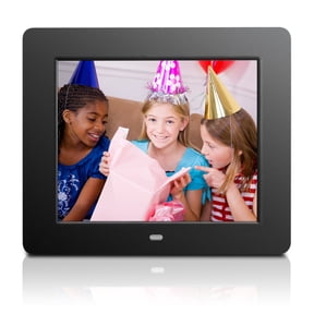 Aluratek ADMPF108F - 8" Digital Photo Frame with 4GB Built-in Memory (Traditional Non-WiFi) SD/SDHC