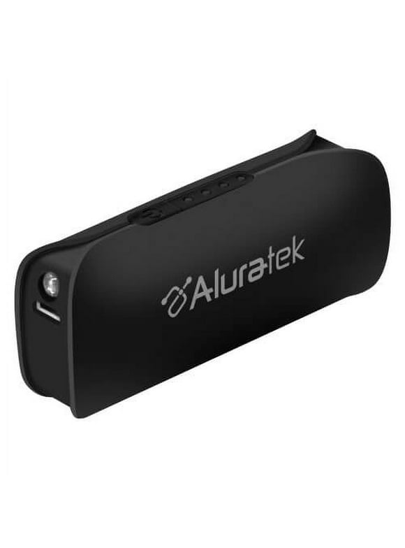 Aluratek APBL01FB Portable Battery Charger with LED Flashlight - Black