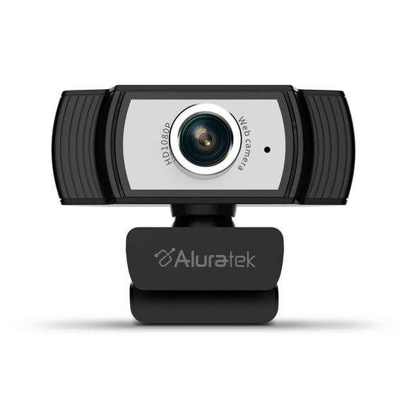 Aluratek AWC04F - HD 1080P Video Webcam Full HD Webcam with Built-in Microphone, Manual Focus, w/Adjustable Clip Perfect for Streaming, Video Calls, and Online Meetings