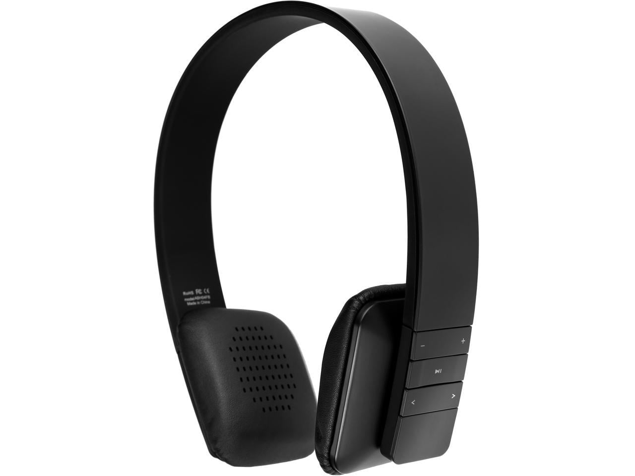 Headphones, Black, Noise-Canceling Aluratek Over-Ear Bluetooth ABH04FB