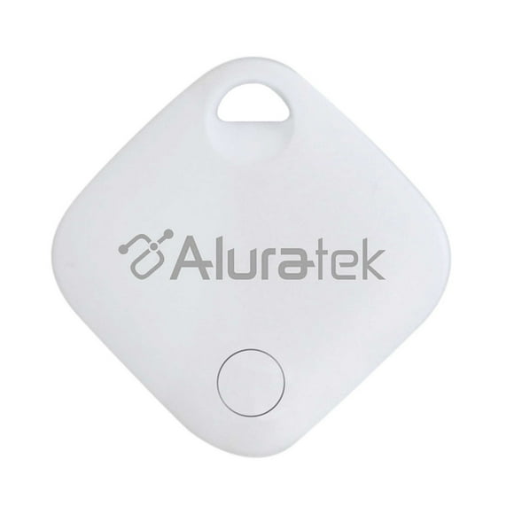 Aluratek Bluetooth Smart Home Accessory Track Tag Tracker, Compatible with Apple Find My (iOS), Attachment Locator for Lost Keys, Bag, Wallet, Luggage, Pets (ATAG01F)