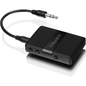Aluratek - Bluetooth Wireless Audio Transmitter and Receiver for TV and other audio devices - Black