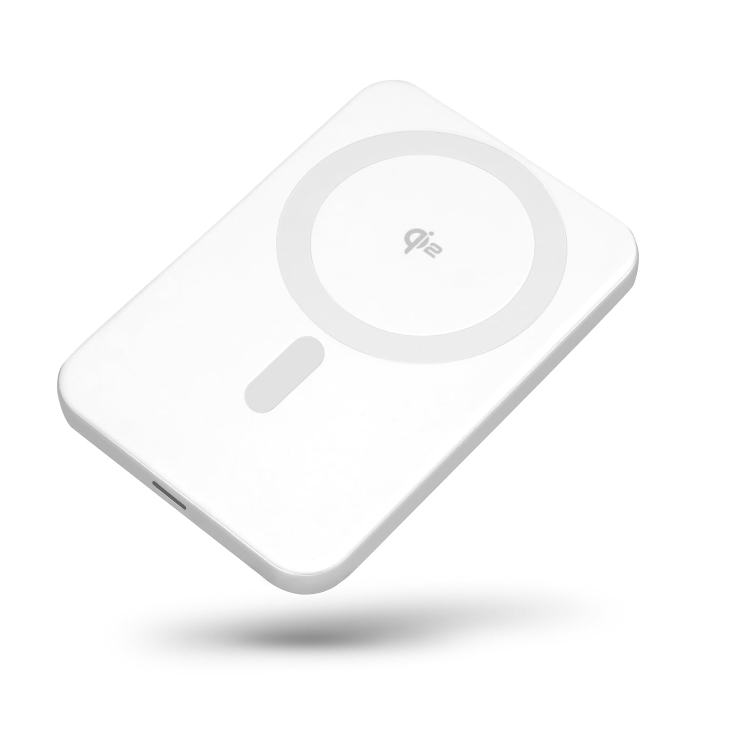 Aluratek Wireless 5,000mAh Qi2 Slim MagSafe Compatible Power Bank - AQ2PB5KF