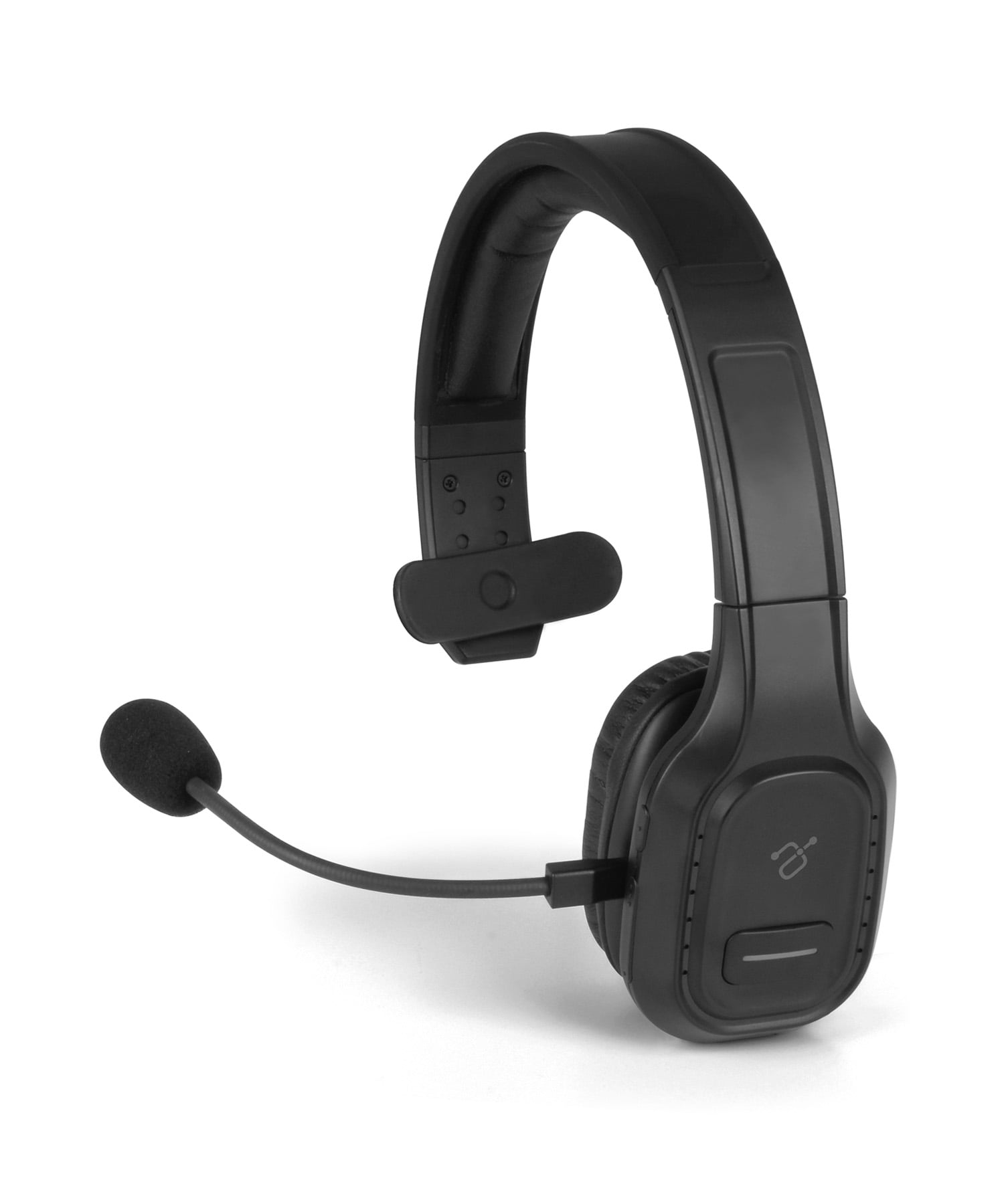 Aluratek ABHM100F - Bluetooth Wireless Headset with Noise Cancelling Boom Microphone