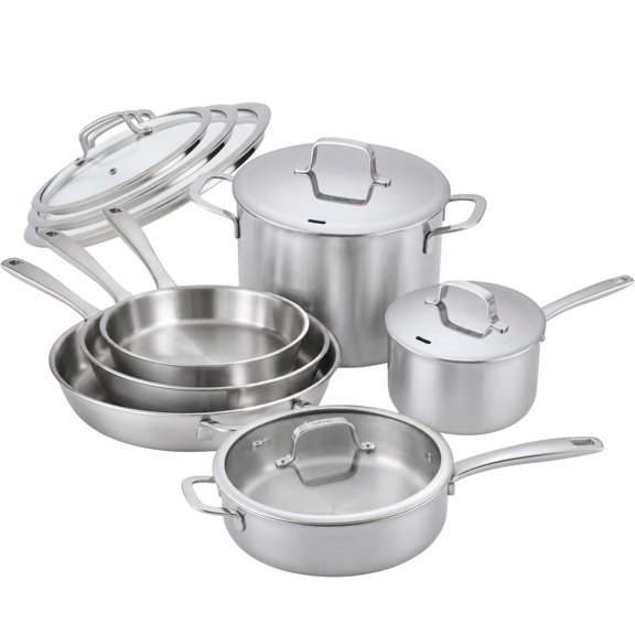 Alva Maestro 14-Piece 5-Ply Stainless Steel Cookware Set