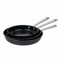 thumbnail image 1 of Alva Maestro Nonstick Ceramic Frying Pan 3-Piece Set - Easy to Clean, Oven Safe and Made without Harmful Chemicals - Induction and All Stovetop Compatible with Even Heat Distribution, 1 of 11