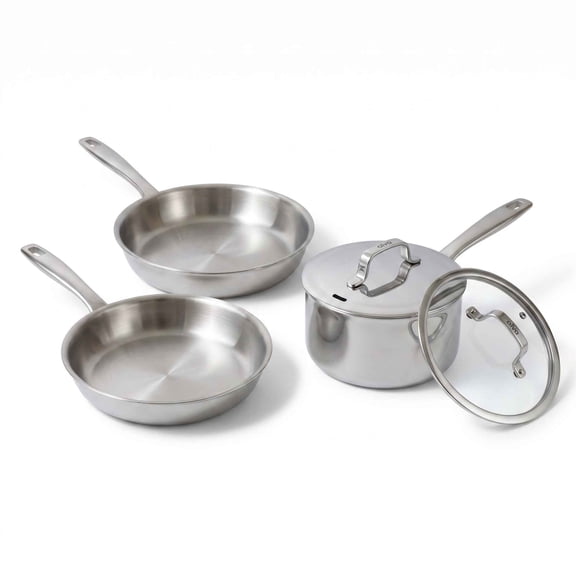 Alva Maestro 5-Piece 5-Ply Stainless Steel Cookware Set