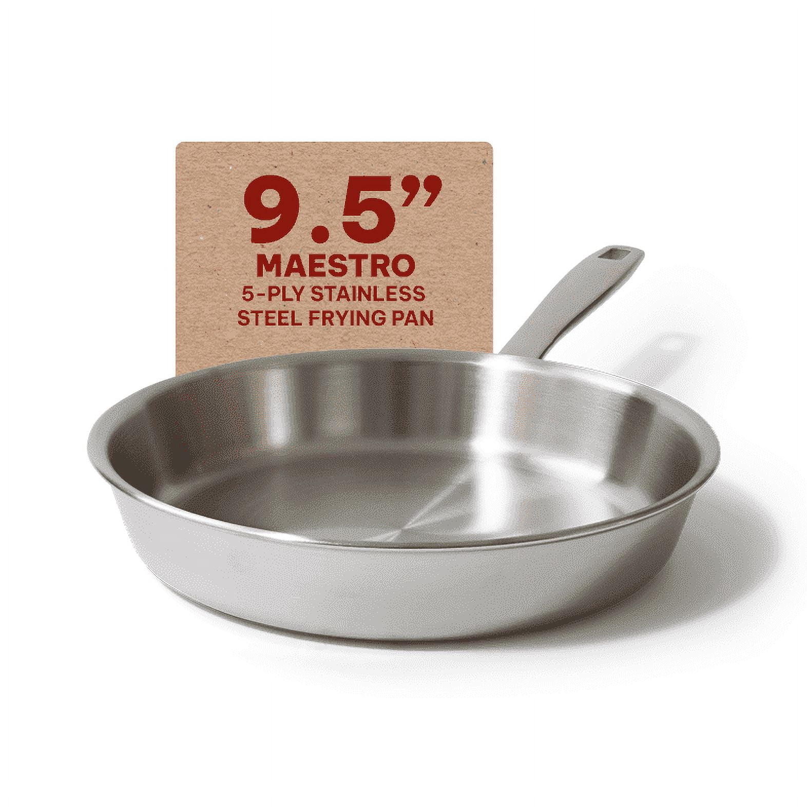 Alva Maestro 9.5" Stainless Steel Non-stick Frying Pan