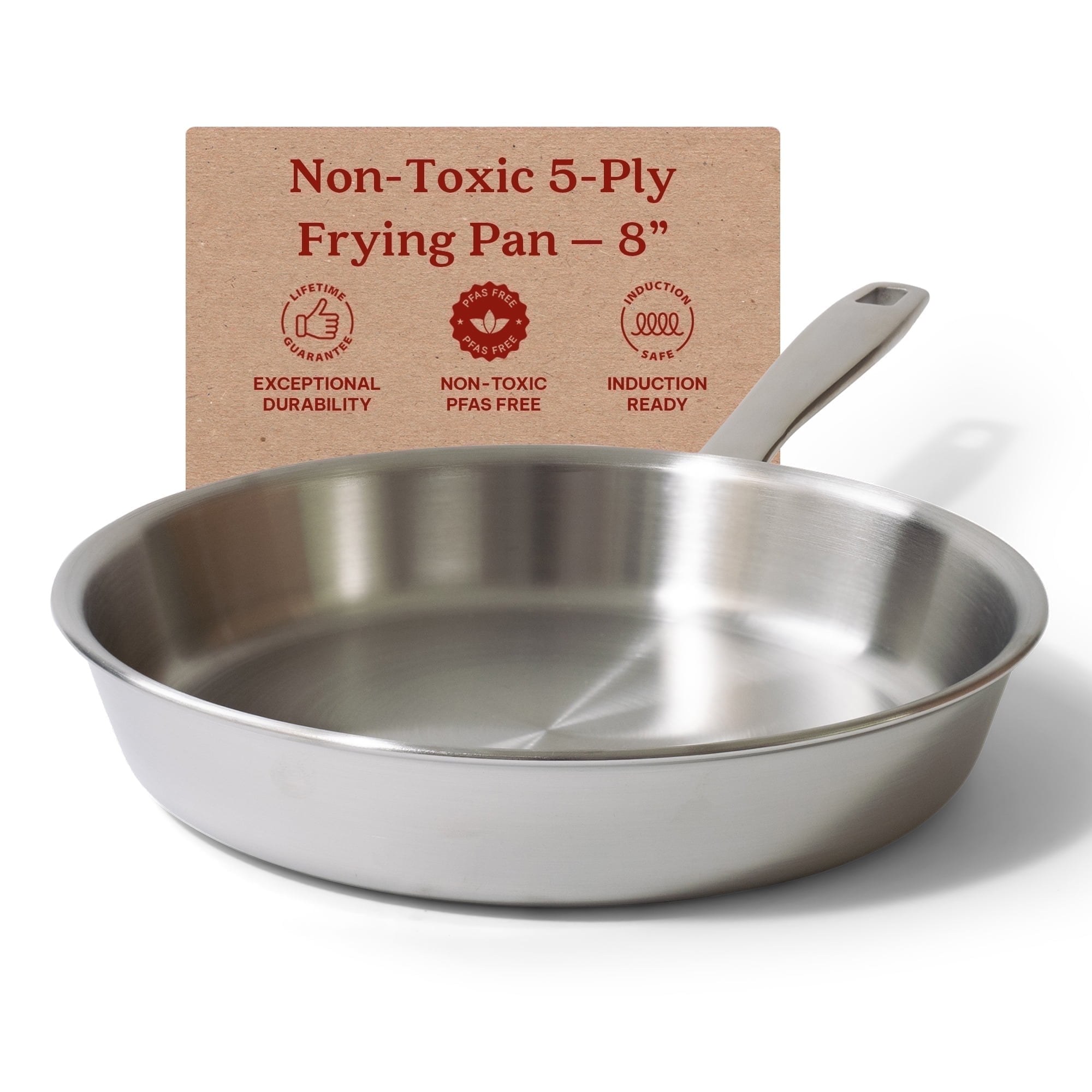 Alva Maestro 8" Stainless Steel Non-Stick Frying Pan