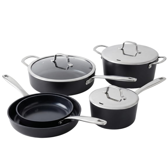 Alva Maestro 8-Piece Healthy Ceramic Nonstick Cookware Set Non-Toxic, Induction & Oven Safe