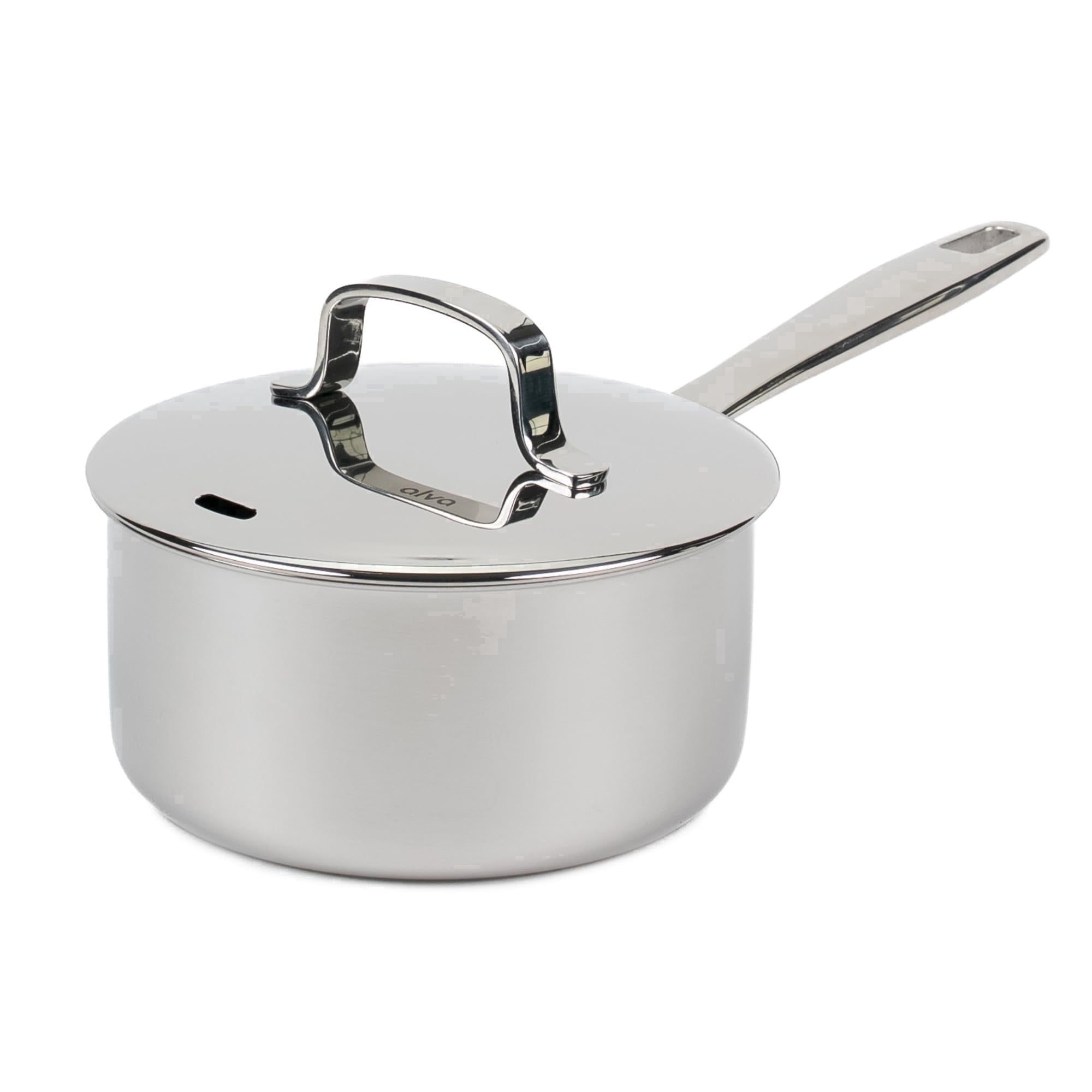 Alva Maestro Stainless Steel Saucepan with Lid 1.7Qt. - Lasered Engrave ...