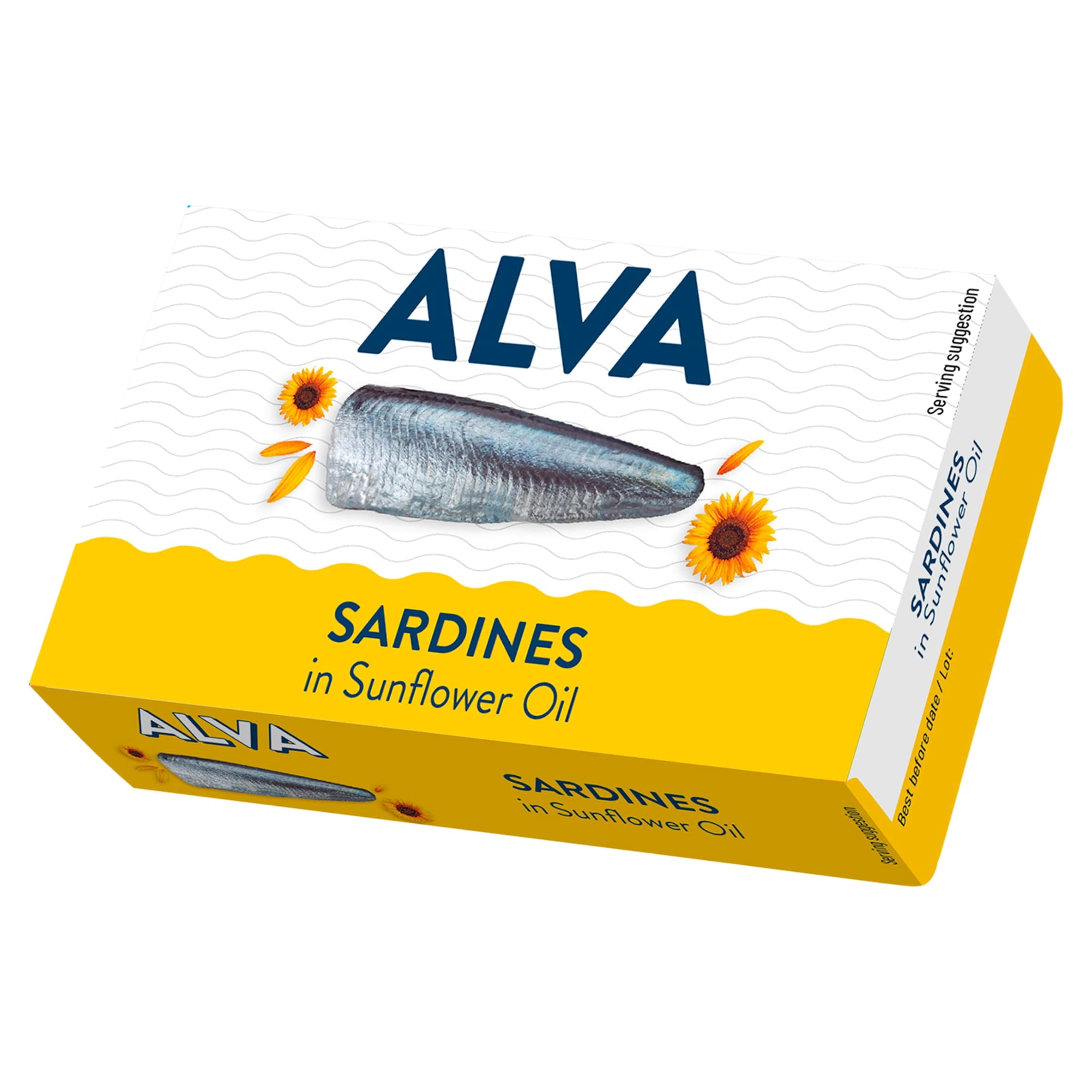 Alva Sardines in Sunflower Oil 120g, Imported from Britain
