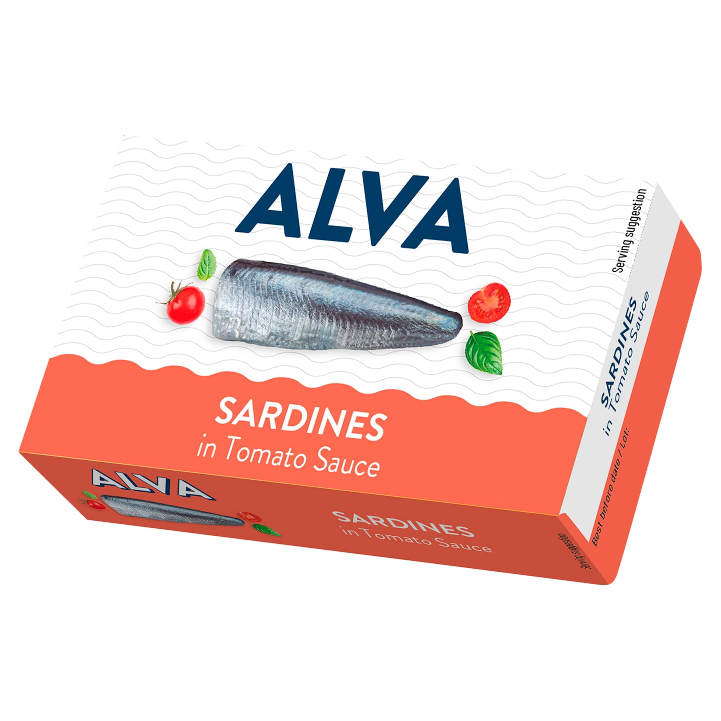Alva Sardines in Tomato Sauce 120g, Imported from Britain