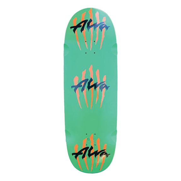 Alva Skates Egg Triple Scratch Skateboard Deck - 10.6" x 33" Orange (Deck Only)