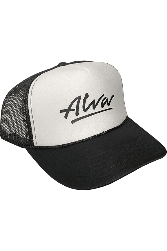 OG Logo Mesh Trucker Hat Black White