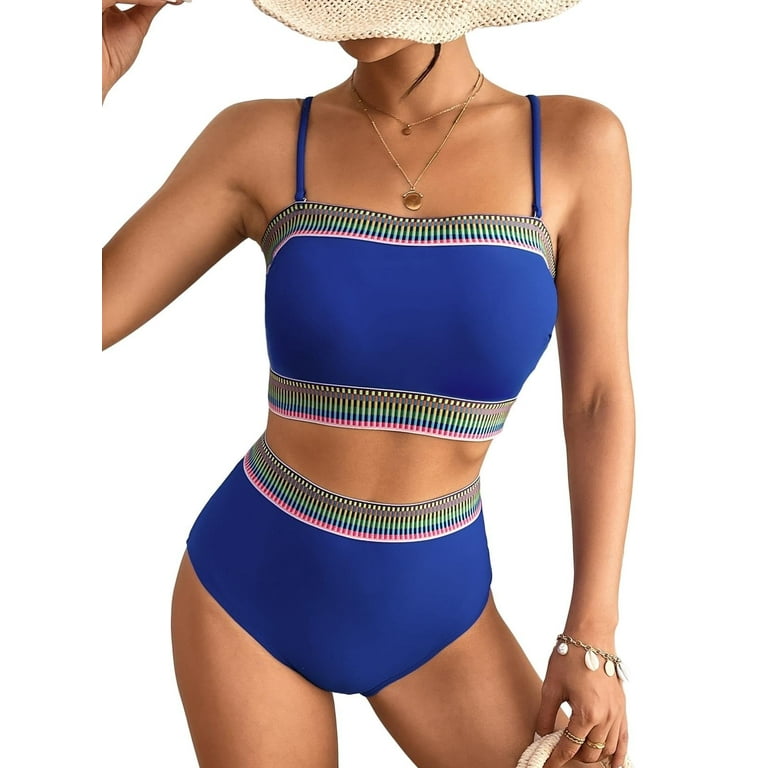 Sexy Color Block Contrast High Waist Type A Patchwork Bottoms Sexy Color Block Contrast High Waist Type A Patchwork Bottoms