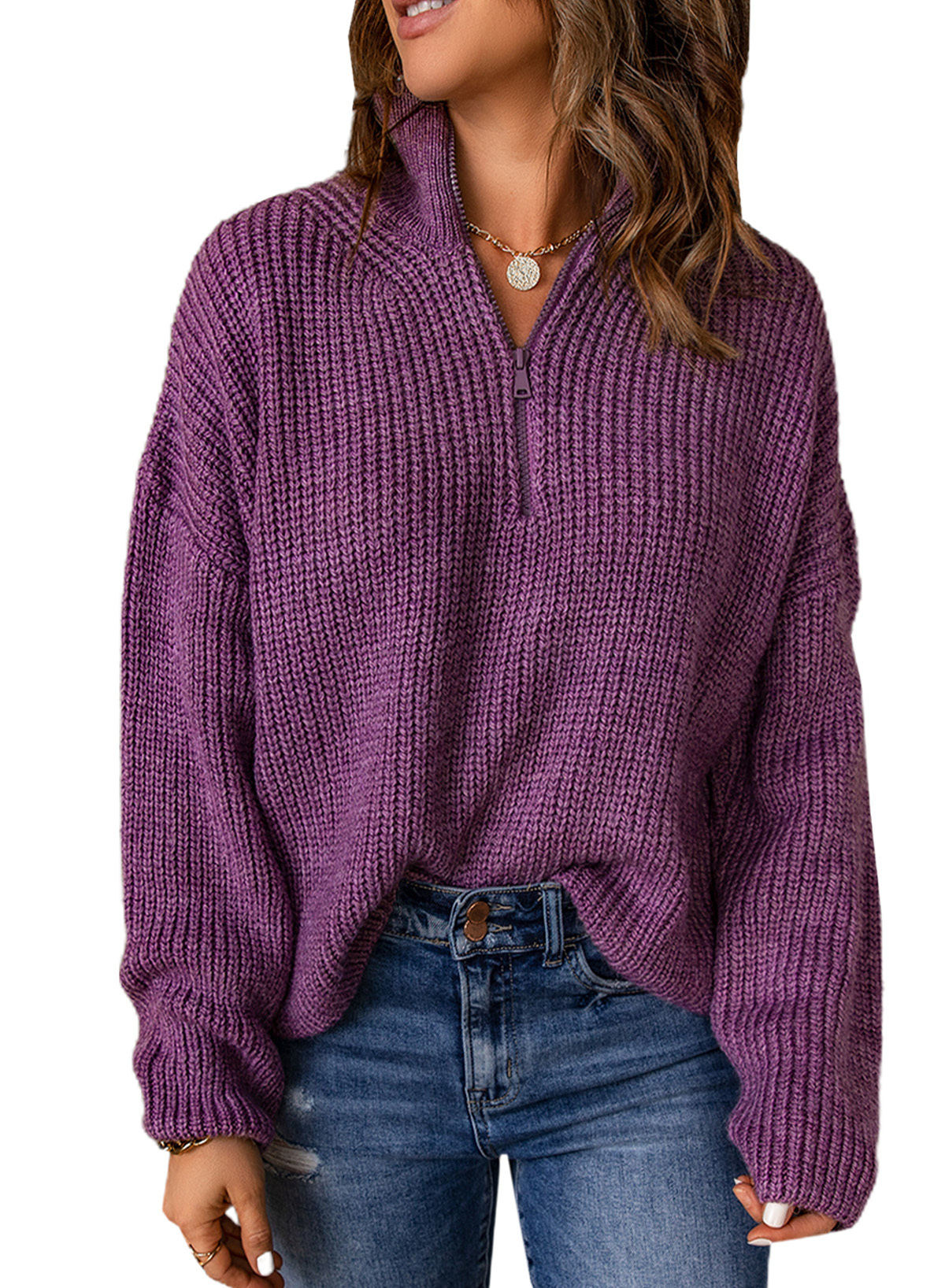 Time and Tru Women's Eyelash Sweater