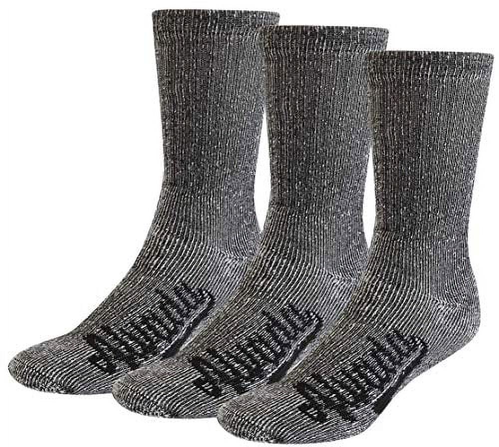 Alvada 80% Merino Wool Hiking Socks Thermal Warm Crew Winter Boot Sock for Men Women 3 Pairs SM - image 1 of 3