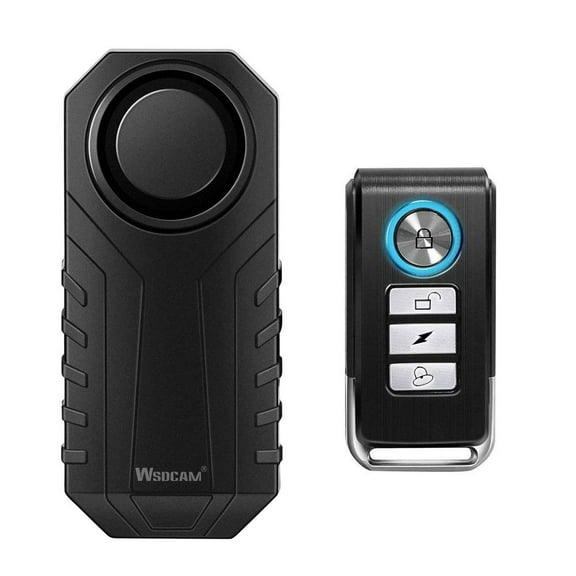 Alvage 113dB Bike Alarm Wireless Vibration Motion Sensor Waterproof Motorcycle Alarm with Remote