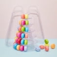 thumbnail image 1 of Alvage 4/6 layers macaron blister packing box display stand cake High Quality multifunctional Transparent display stand For Party Decor, 1 of 3