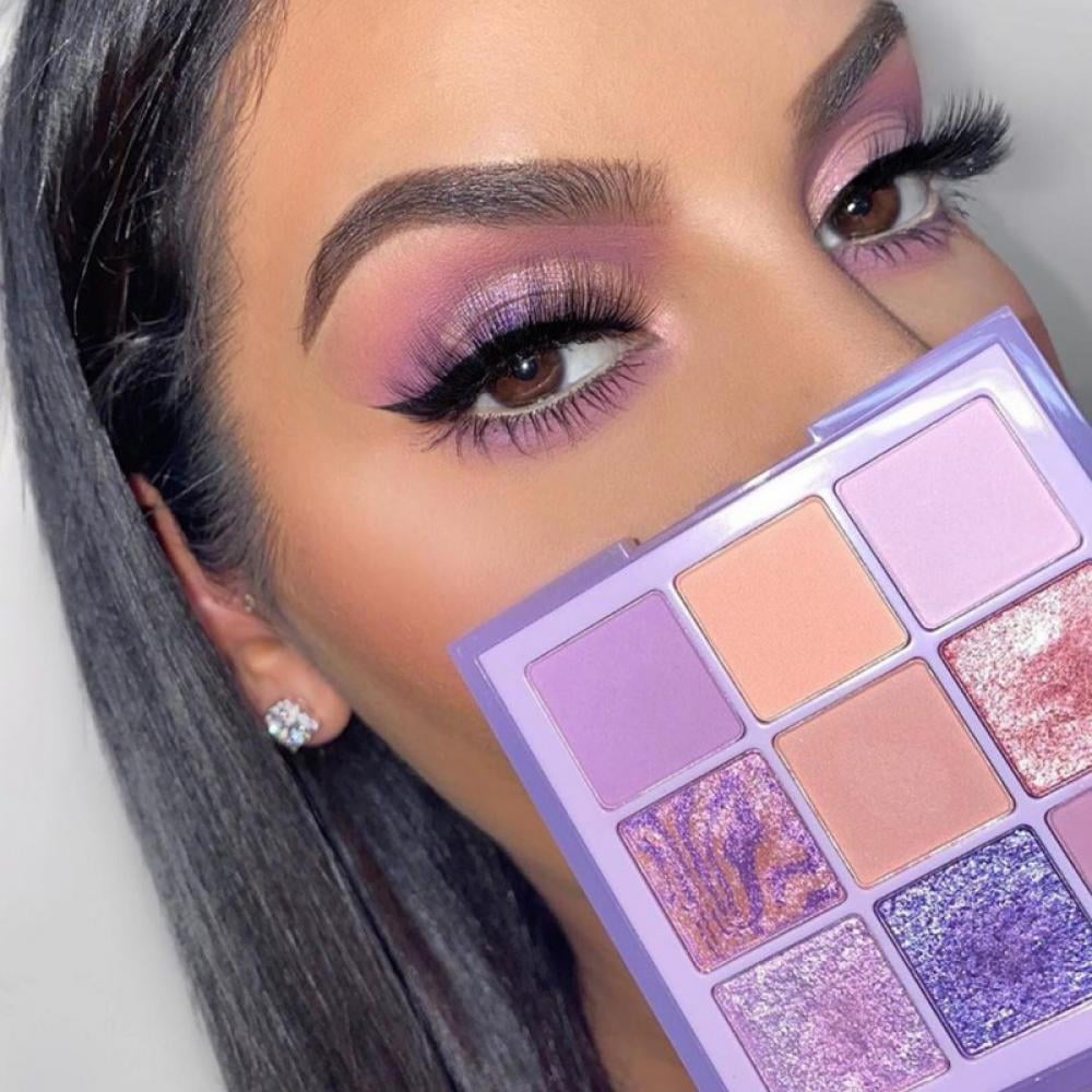 Alvage 9 Colors Eyeshadow Palette Portable Matte Shimmer Long-lasting Eye  Shadow Daily Makeup Pallet Set Mint Pastels Lilac Eyeshadow - Walmart.com