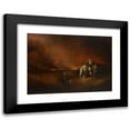 thumbnail image 1 of Alvan Fisher 24x18 Black Modern Framed Museum Art Print Titled - The Prairie on Fire (1827), 1 of 5