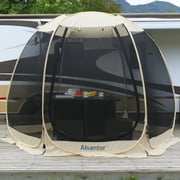 Alvantor 10'x10' Gazebo Pop up with Mosquito Netting Portable Beige, 10 ft