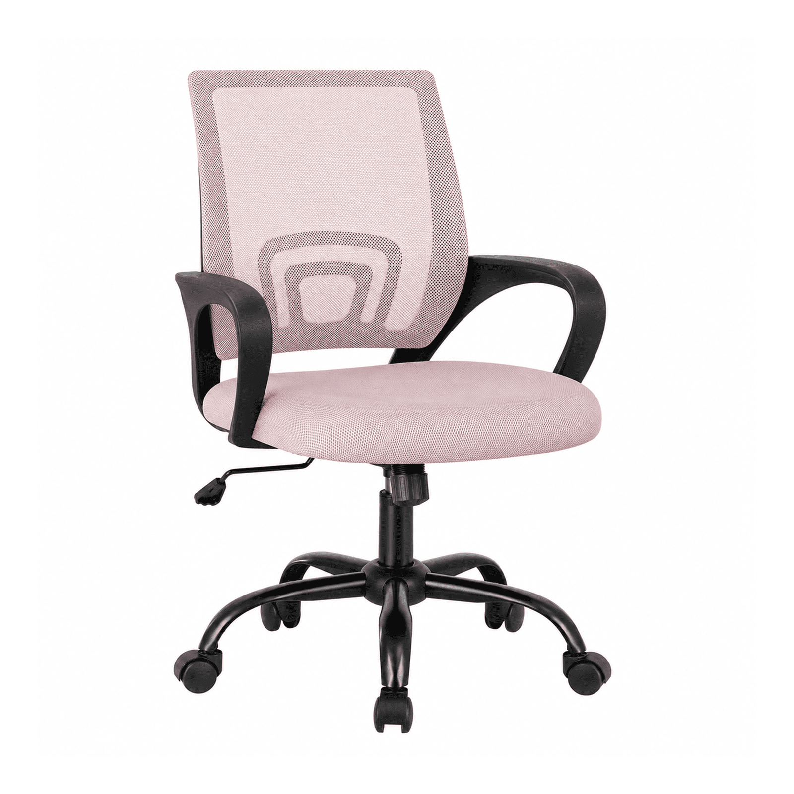 Alvantor 2 Set Office Chair, Ergonomic Mesh Desk Chair with Lumbar Support and Fixed Armrests, Adjustable Height & 360° Swivel, 250lbs