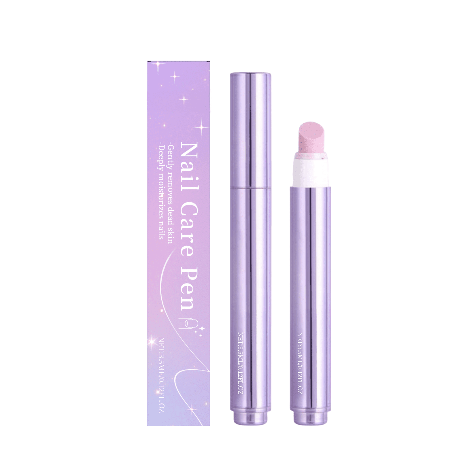 Alvantor 2-in-1 Ceramic Cuticle Pen with Oil for Hangnails, Dry & Damaged Nails