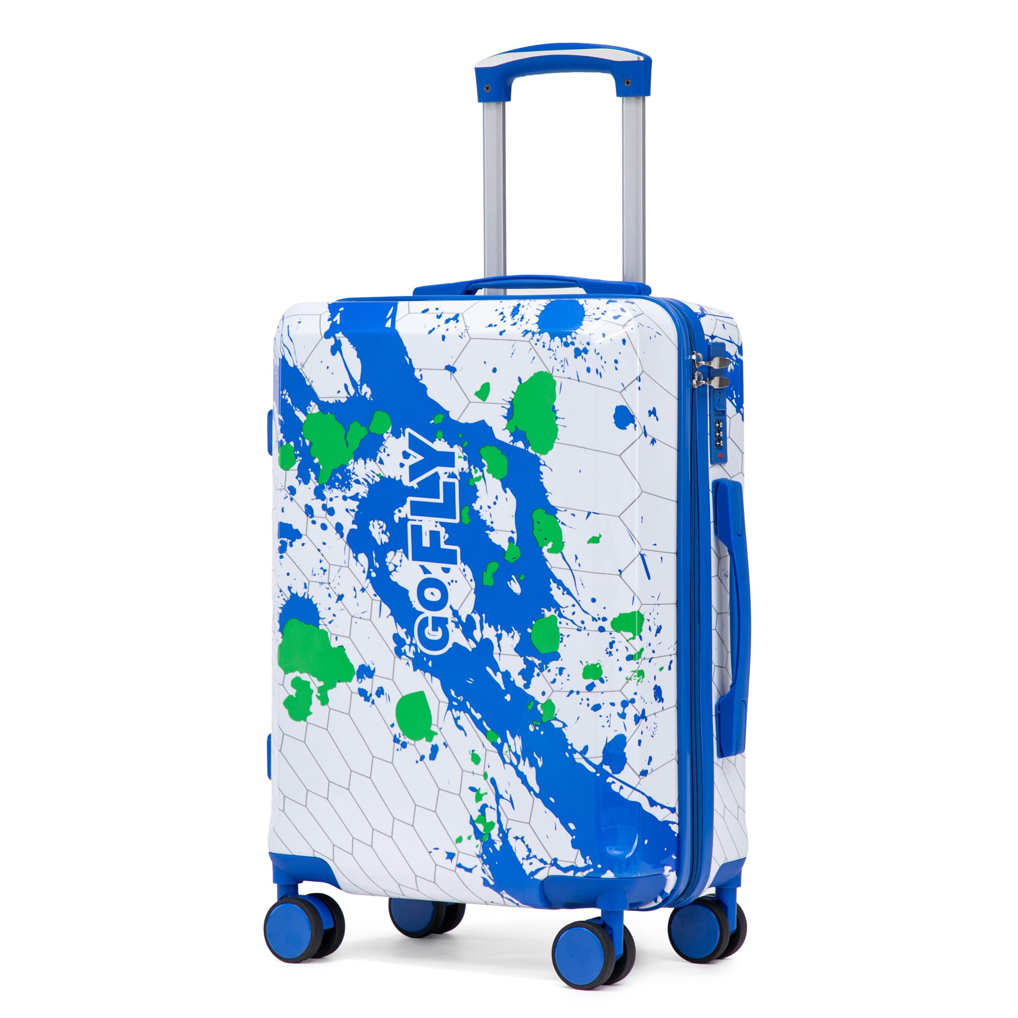 Alvantor 20-inch Carry-On Luggage Hardside Suitcase With Spinner Wheels,Lightweight Luggage with TSA Lock Blue