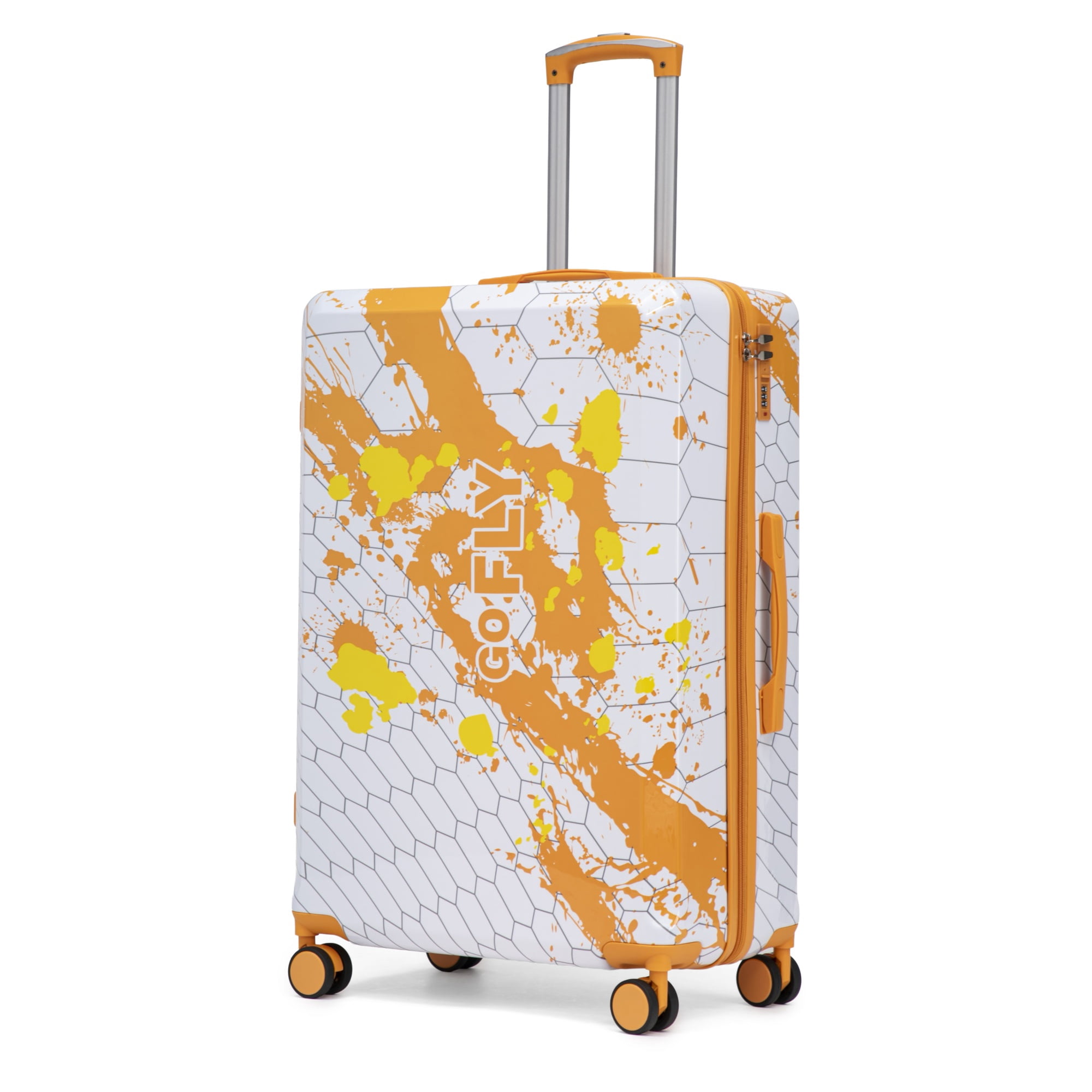 Alvantor 28" Luggage Hardside Suitcase With Spinner Wheels,Lightweight Luggage with TSA Lock Orange