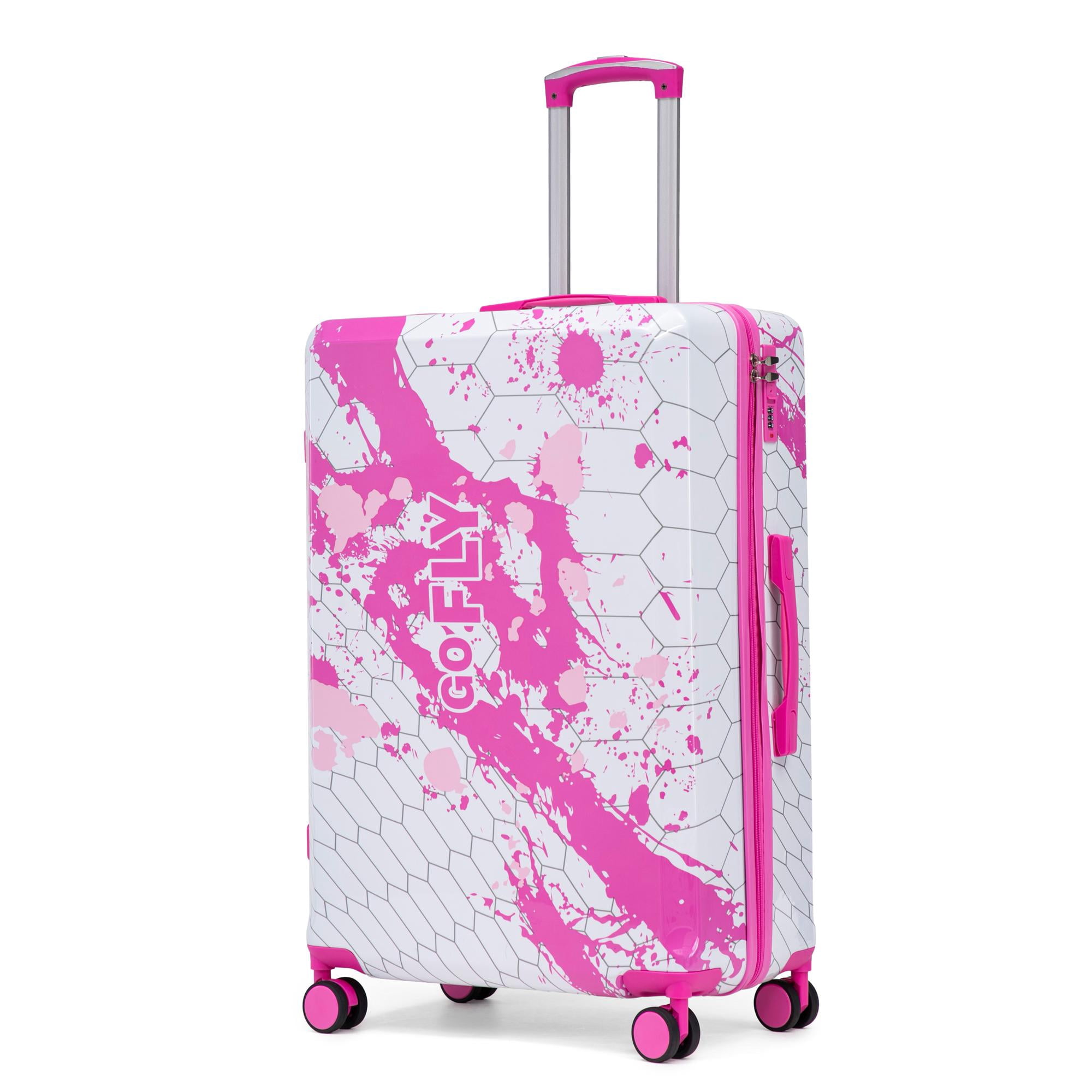 Alvantor 28" Luggage Hardside Suitcase With Spinner Wheels,Lightweight Luggage with TSA Lock Pink