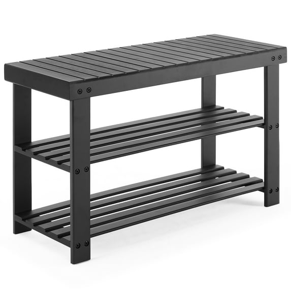 Alvantor 3-Tier Shoe Rack Bench with Storage Shelf, 286lb Capacity ...