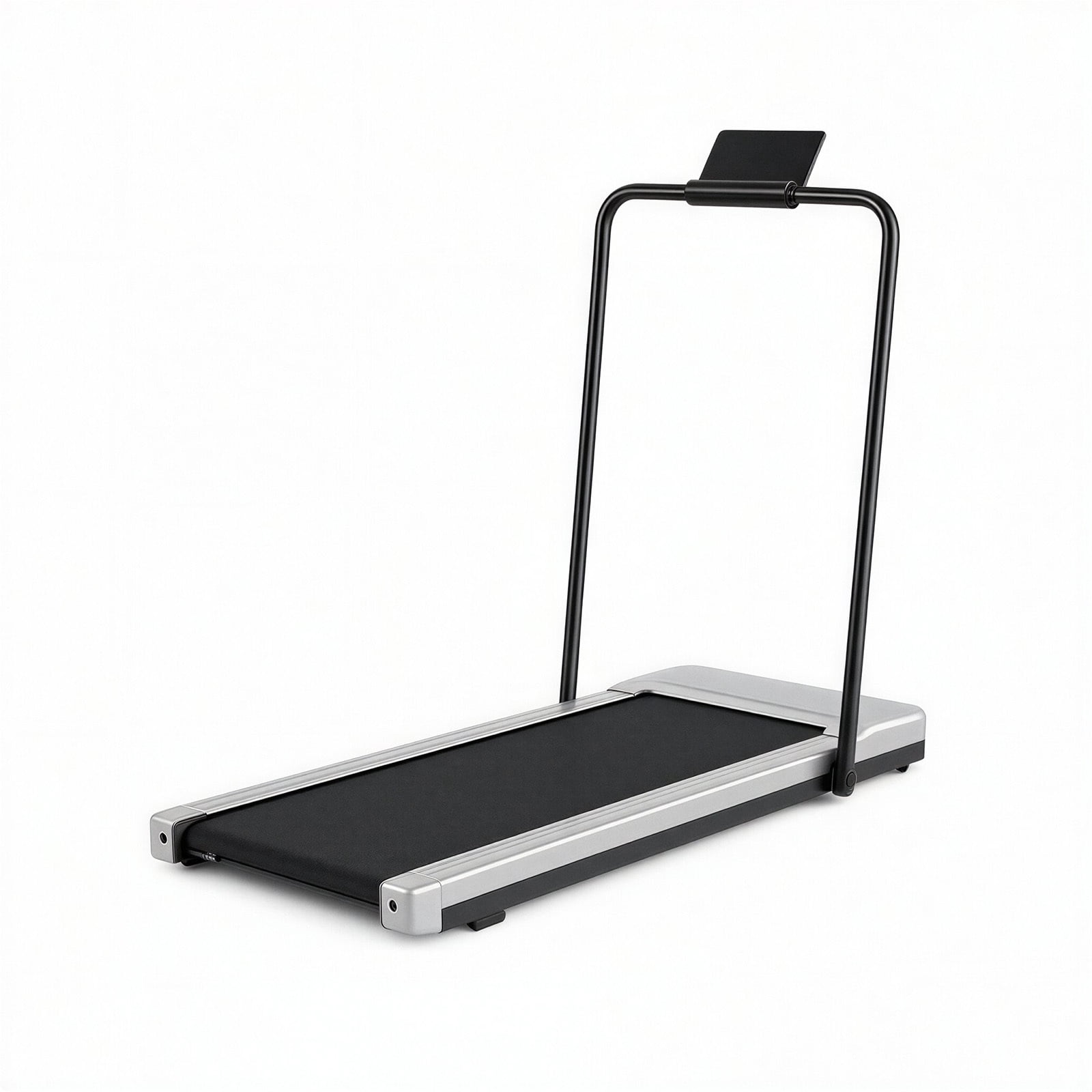 Alvantor 3-in-1 Compact Under Desk Treadmill, Quiet Walking Pad for Home & Office, 2.25HP Motor, Remote Control, LED Display, 200 lbs,(Silver/Black)