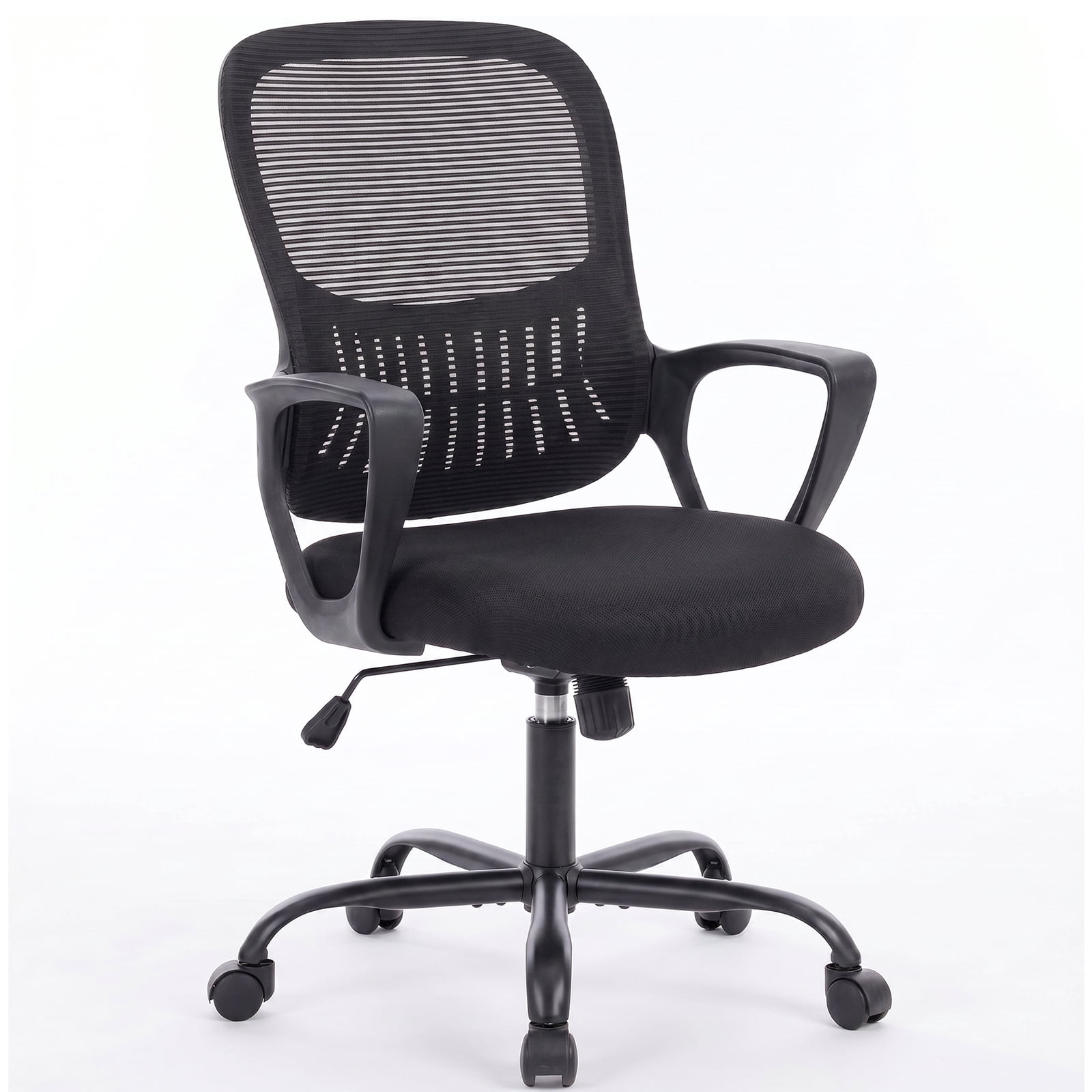 Alvantor 30" Tall Office Chair with Adjustable Footrest, Ergonomic Drafting Chair for Standing Desk, Black/Gray/Pink