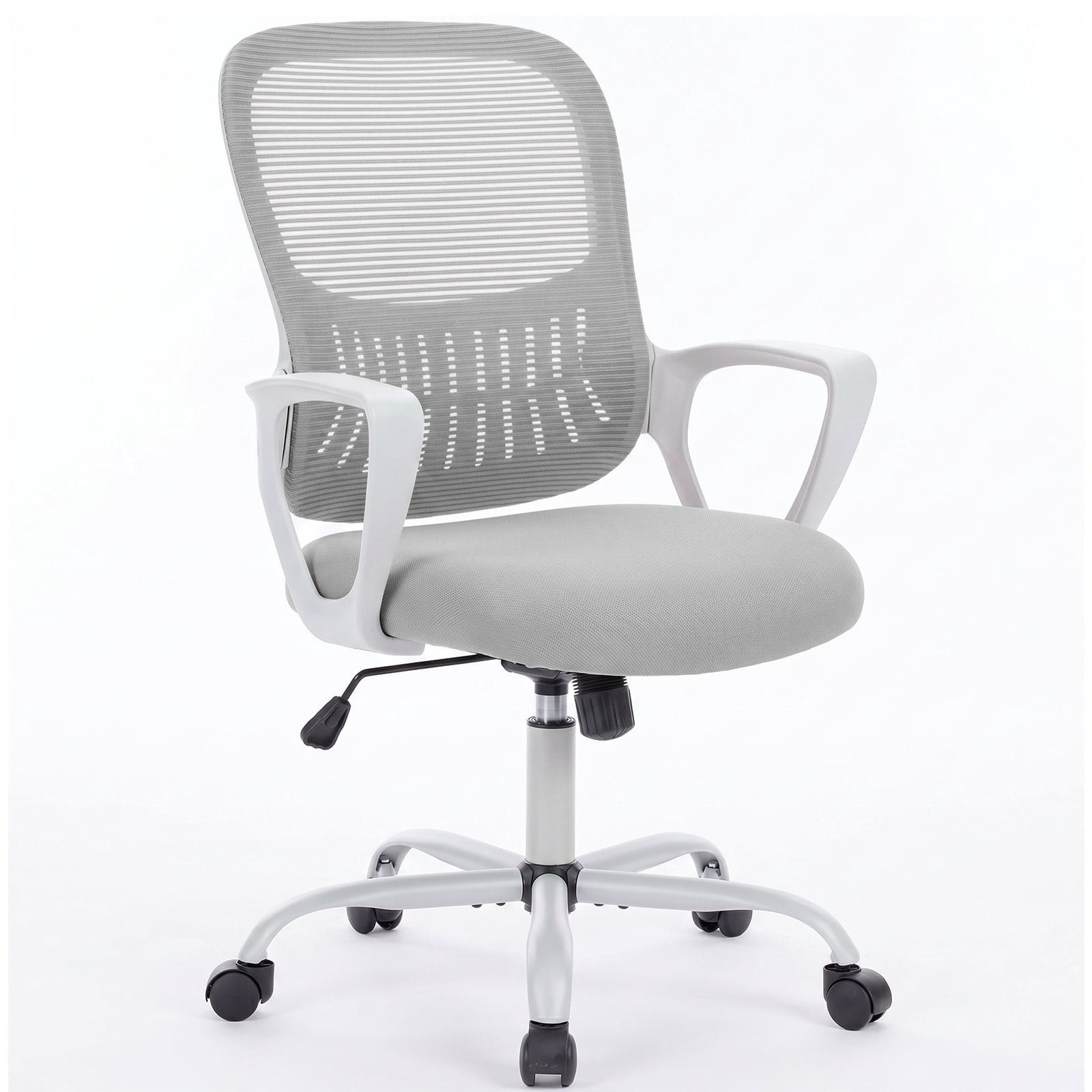 Alvantor 30" Tall Office Chair with Adjustable Footrest, Ergonomic Drafting Chair for Standing Desk, Black/Gray/Pink