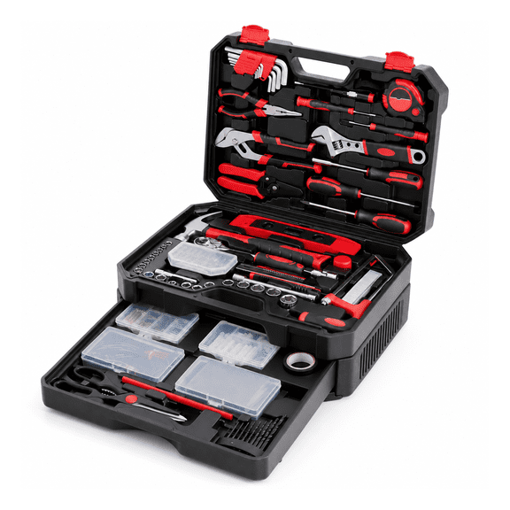 Alvantor 330-PC Home Auto Repair Tool Kit, Toolbox Storage Case with Drawer, General Household Tool Set, Perfect for Diyer, Handyman