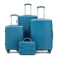 Alvantor 4 Pcs Hardside Luggage Set with Spinner Wheel, Combination ...