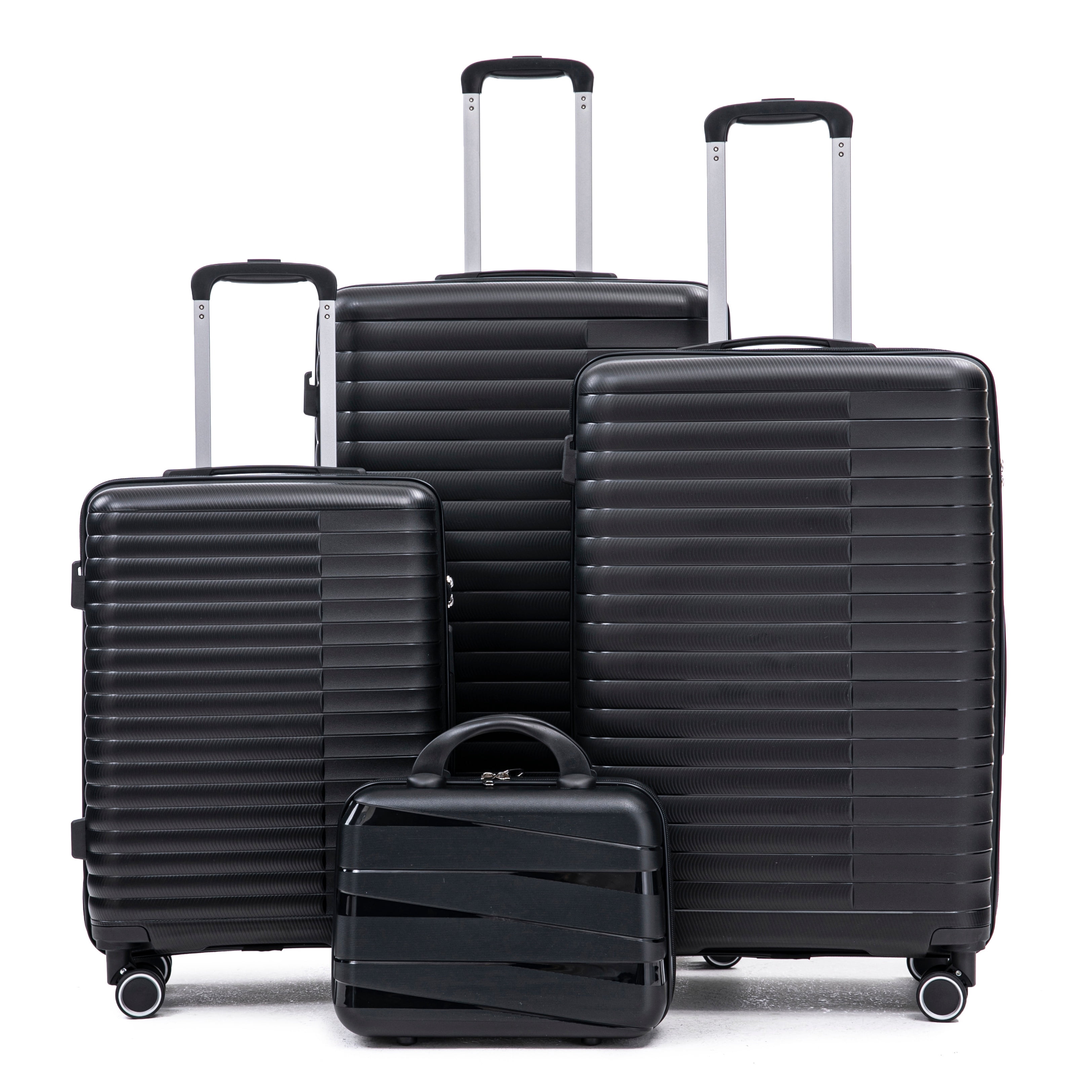 Zimtown 3 Piece Luggage Set, ABS Hardside Lightweight Suitcase