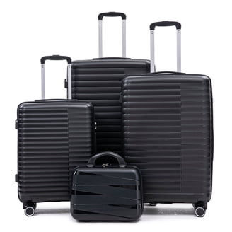 Ktaxon 3-Piece Softside Luggage Set With 8 Set Pcaking Cube TSA