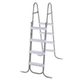 thumbnail image 1 of Alvantor 4-Step Above Ground Pool Ladder with Safety Buckle Foldable Entry Side 300 lb Capacity for Pools up to 52 in, 1 of 11
