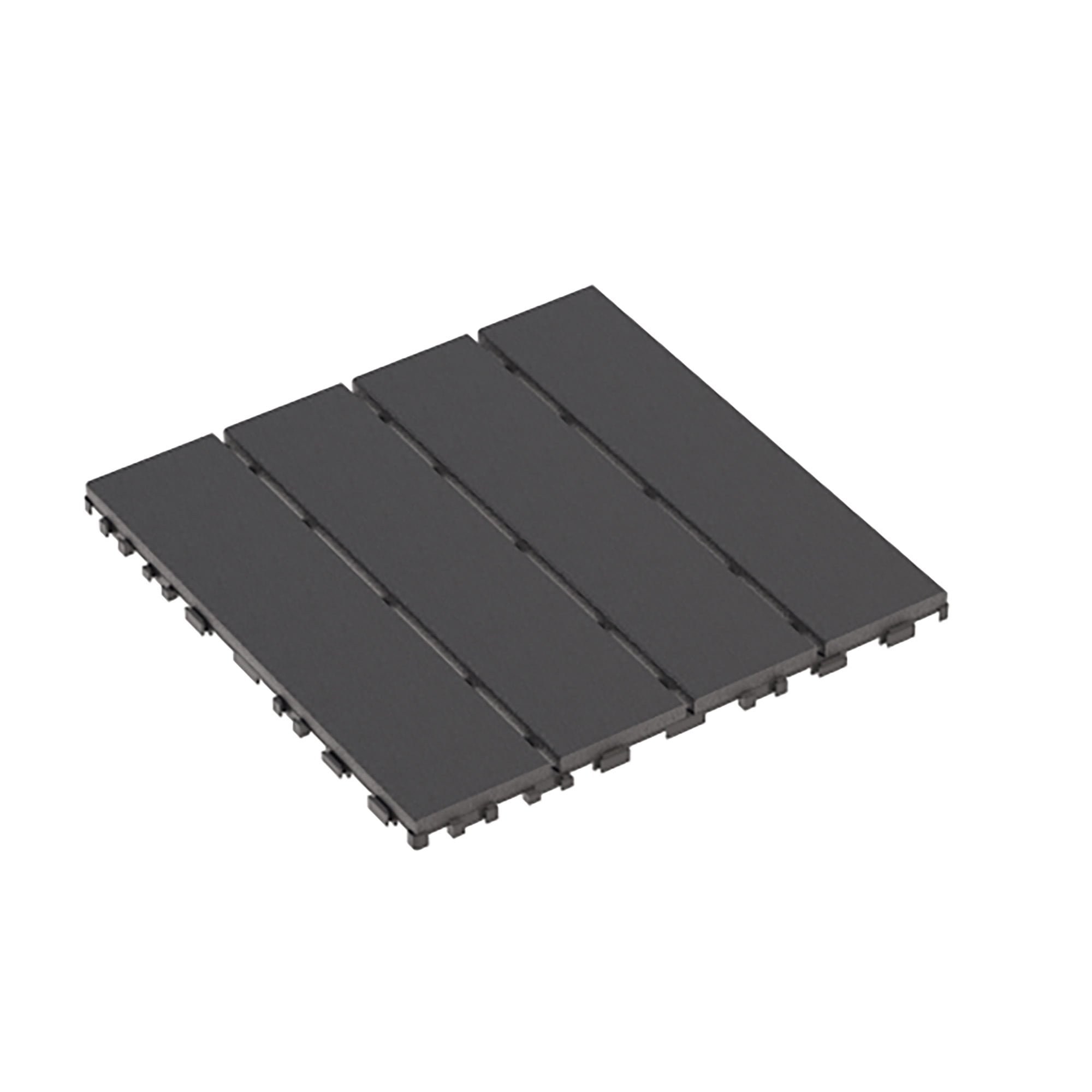 Alvantor 44 Pack Interlocking Deck Tiles, Plastic Waterproof Flooring Tiles for Outdoor & Indoor, Dark Gray