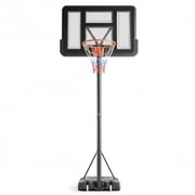 Alvantor 44 Shatterproof Backboard Basketball Hoop, 4.2-10ft Adjustable Height, Portable Outdoor Basketball Goal System for Kids & Adults, Black