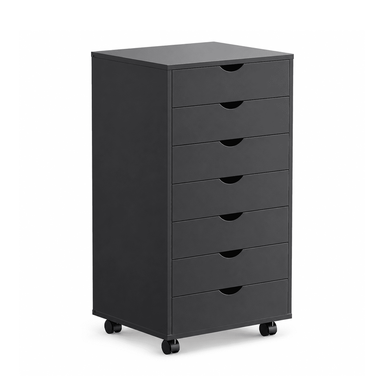 Alvantor 5/7-Drawer Storage Cabinet with Rolling Wheels, Lockable Casters, Spacious Drawers & Top Shelf for Office & Home
