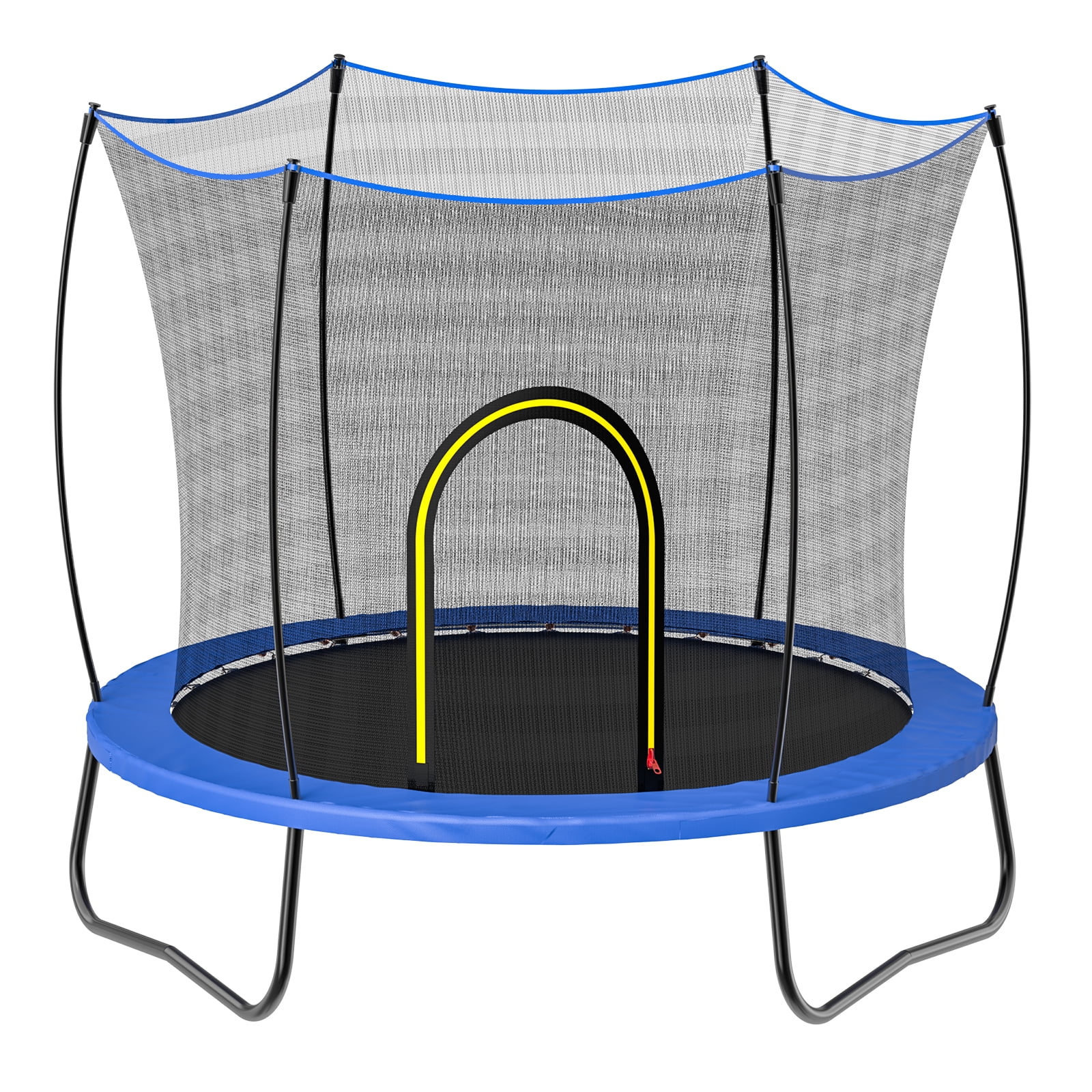 Alvantor 55" Trampoline for Kids, Small Trampolines with Enclosure Net for Indoor Blue