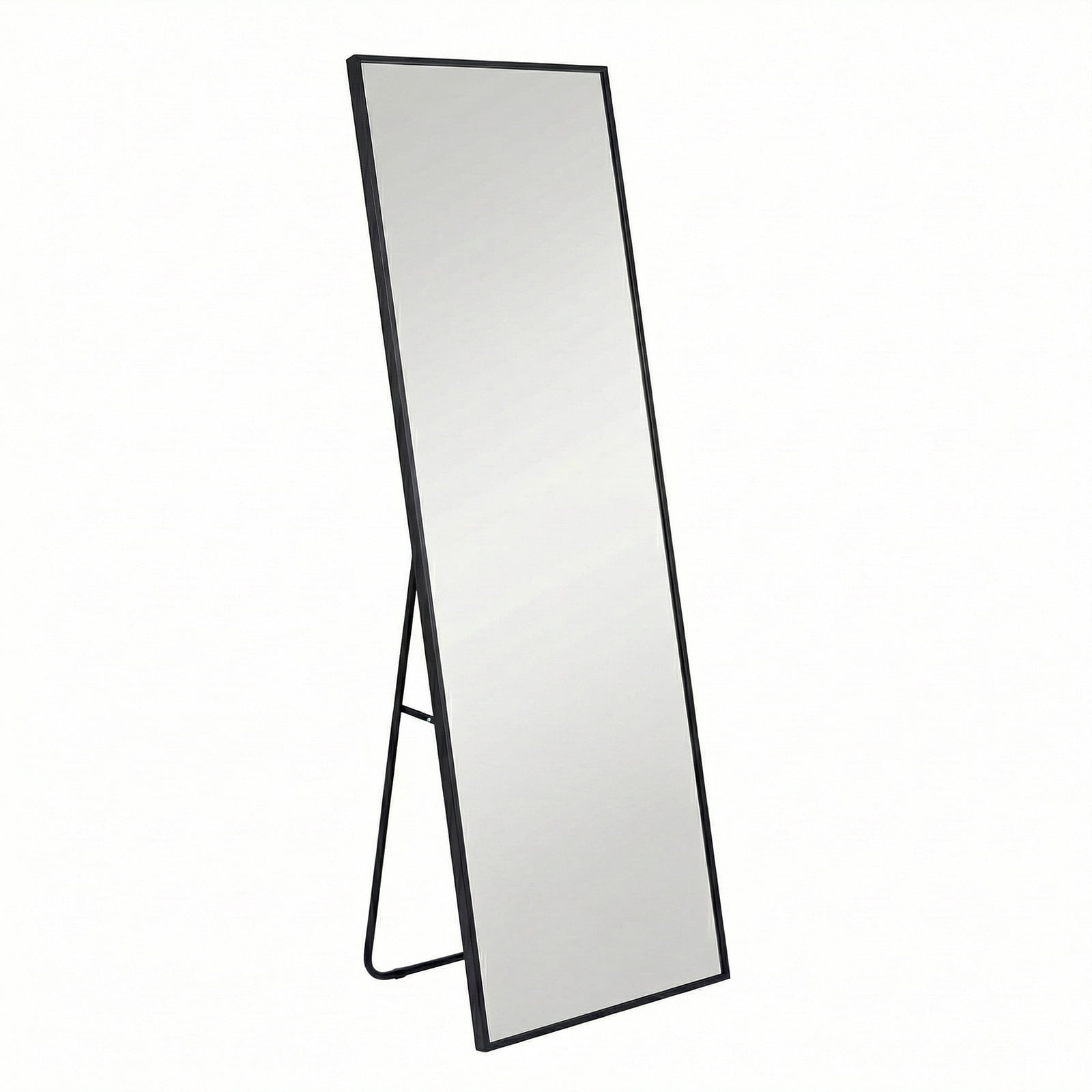 Alvantor 59"/64"/71" Full Length Mirror Floor Standing, Anti-Rust Aluminum Frame, Arch/Rectangle, Black/Gold