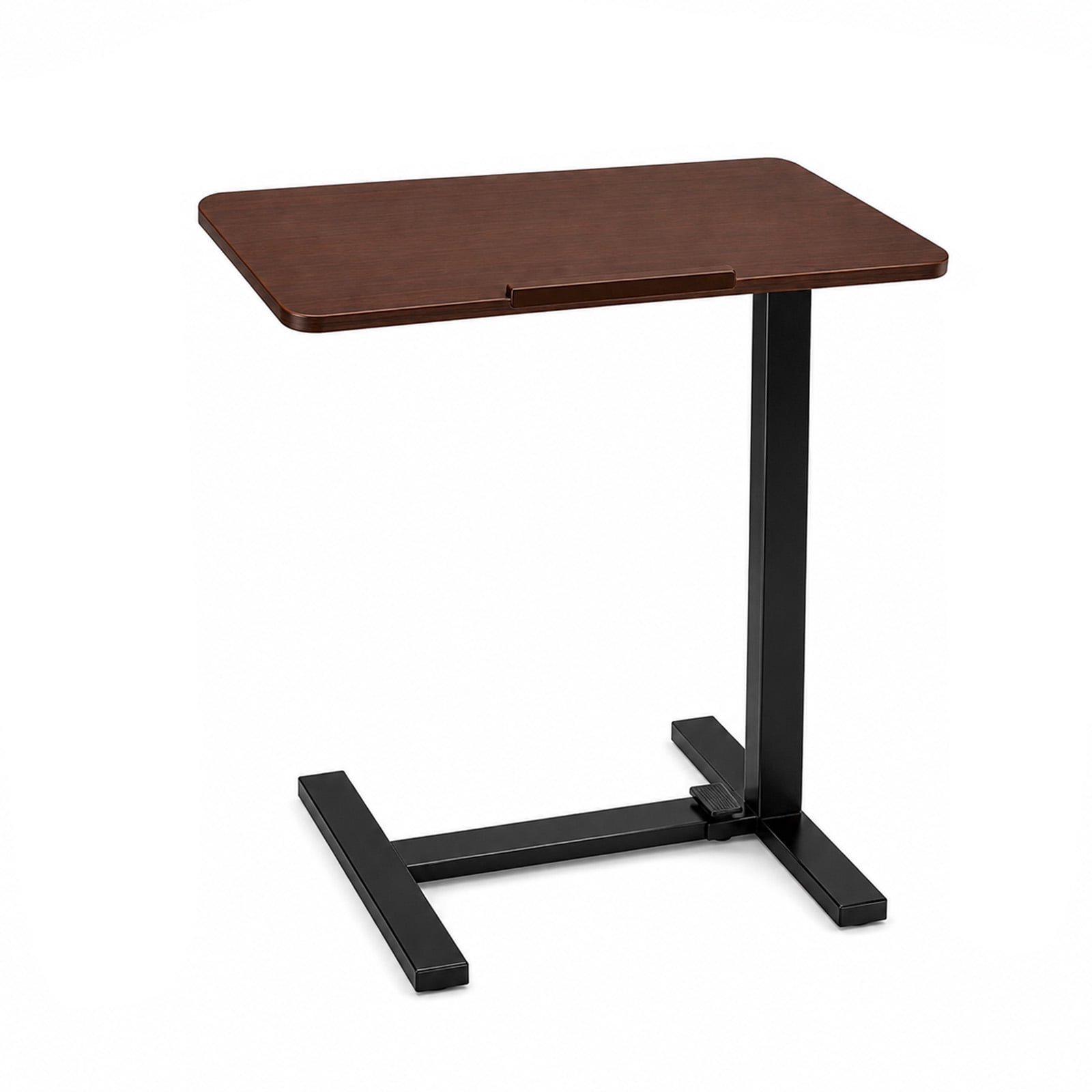 Alvantor Adjustable Bedside Table with Wheels, Overbed Table Portable Standing Cart & Laptop Desk with Adjustable Height and Inclination, Suitable for Bed, Couch, Wheelchair
