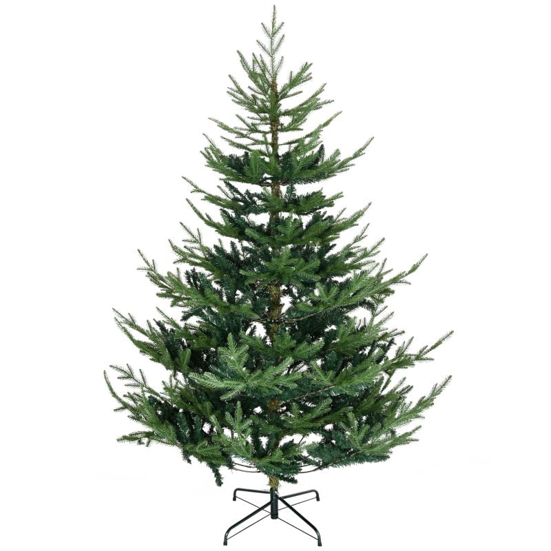 Alvantor Artificial Christmas Tree with 795 Tips, Auto-Open Hinged Branches & Steel Stand 6' Green